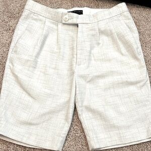 Skinny Cotton Mix Short in light Grey